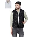 oxolloxo Men39s Aztec Print Zip Lined Sleeveless