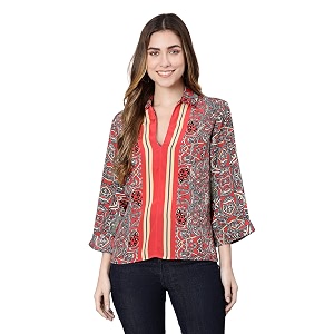 oxolloxo Razy res Scarf Print Women top