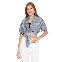 oxolloxo Striped Love Women39s Tie-Up Top