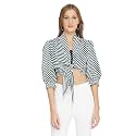 oxolloxo Striped Love Women39s Tie-Up Top