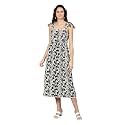 oxolloxo Truffle Orange Printed Women Long Dress