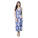 oxolloxo Truffle Orange Printed Women Long Dress