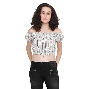 oxolloxo women39s cotton striped top