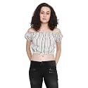 oxolloxo Women's Cotton Striped Top