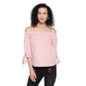 oxolloxo Women39s Off-Shoulder Cotton Striped Top
