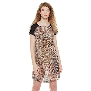 oxolloxo Womens Polyester Midi a-line Regular Dress