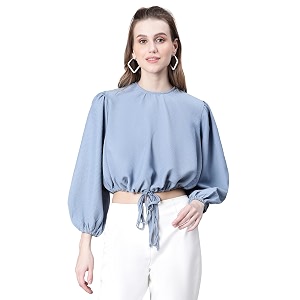 oxolloxo Women Animal Print Round Neck Long