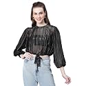 oxolloxo Women Animal Print Round Neck Long