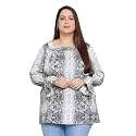 oxolloxo Women Boat Neck Long Sleeves Printed
