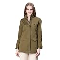 oxolloxo Women Collared Snap Buttoned Long Sleeve