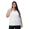 oxolloxo Women Plus Size Sleevless Round Neck