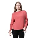 oxolloxo Women Polka Print Round Neck Long