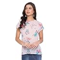 oxolloxo Women Printed Short Sleeve Round Neck