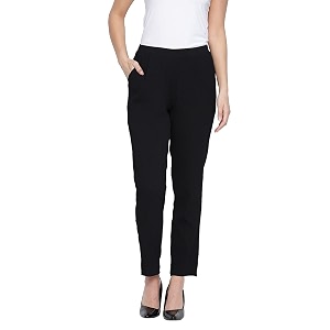 oxolloxo Women Regular Fit Polyester Pencil Solid