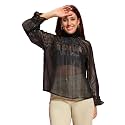 oxolloxo Women Round High Neck Long Sleeve