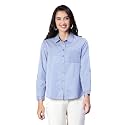 oxolloxo Women Soild Collared with Chect Pocket