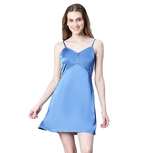 oxolloxo Women V-Neck Shoulder Strap Sleeveless Nightwear