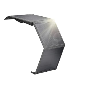21w foldable solar panel etfe portable solar panel waterproof with dual usb ports charging smartphones and small fans for camping hiking cycling 21w with a pocket