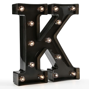 oycbuzo light up letters led letter black alphabet letter night lights for home bar festival birthday party decorative