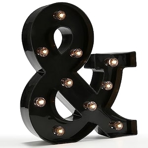 oycbuzo light up letters led letter black alphabet letter night lights for home bar festival birthday party decorative