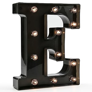 oycbuzo light up letters led letter black alphabet letter night lights for home bar festival birthday party decorative