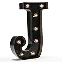 Oycbuzo Light up Letters LED Letter Black Alphabet Letter Night Lights for Home Bar Festival Birthday Party Decorative