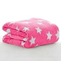 OYO BABY Baby Blanket for Newborns - Blanket for New Born Baby, Baby Blanket for 0-2 Years | All-Season Ultrasoft Reversible Fleece | Baby Gift | 95x70 cm, Pack of 1, Pink