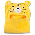OYO BABY Newborn 3-in-1 Swaddle Blanket with Animal Hood – Soft All-Season Baby Blanket for (0–12 Months, 84x80cm), Skin-Friendly, Yellow Tiger Design, Perfect Baby Shower Gift