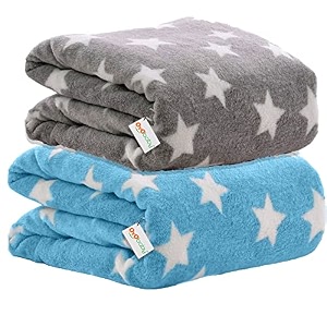 oyo baby new born soft baby blanket - blanket for new born baby baby blanket for 0-2 years  all season lightweight sleeping bag style  baby gift  100 x 75 cm star blue amp grey
