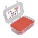 Oytra Polymer Clay Oven Bake 100 Gram for DIY Sculpting Figurines Art and Craft Classic Series for Beginners Artists Professionals (Dark Orange)