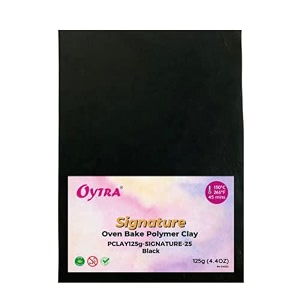 oytra polymer clay 125g signature series oven bake craft clay for jewelry making earrings miniatures amp diy art sculpting soft modeling clay for beads charms crafts gifts