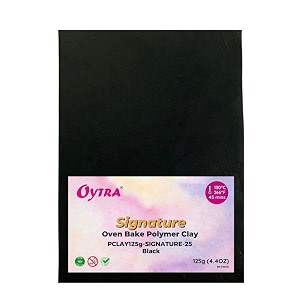 oytra polymer clay 125g signature series oven bake craft clay for jewelry making earrings miniatures amp diy art sculpting soft modeling clay for beads charms crafts gifts