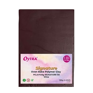 oytra polymer clay 125g signature series oven bake craft clay for jewelry making earrings miniatures amp diy art sculpting soft modeling clay for beads charms crafts gifts
