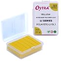 OYTRA Polymer Oven Bake Clay for Jewellry Earrings Making LI SERIES 57 gram Artist Professional Beginners Miniature Sculpting Non Air Dry (Yellow)