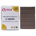 OYTRA Polymer Oven Bake Clay LI SERIES 57 gram for Jewellery Making for Artist Professional (Dark Brown)