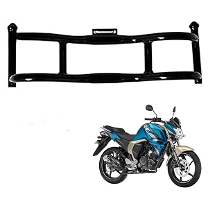 front stylist leg crush guard black bike safety leg guard compatible for yamaha fz v1 and v2