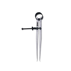 ozar ads0090_pk3 stainless steel 75mm divider silver pack of 3
