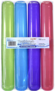 ozette anti bacterial container toothbrush case pack of 4