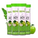 OZiva ACV Moringa Apple Cider Vinegar Tablets, Green Apple, Pack of 4