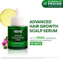 OZiva Advanced Hair Growth Serum 3% Redensyl, 1% Lindera Root | Scalp & Regrowth (25 ml)