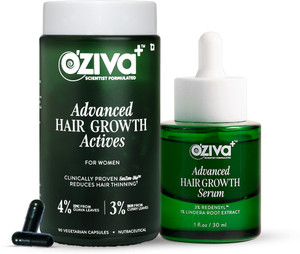 oziva advanced hair growth serum with advanced hair growth actives balances scalp 31 ml