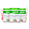 OZiva Vegan Collagen Powder, Skin, Hair &amp; Nails, Biotin, Guava Glow, 200g