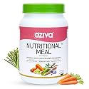 OZiva Nutritional Meal Women (High in Protein with Ayurvedic Herbs like Shatavari, Brahmi,Ginseng, Flax Seeds) for Weight Management, Meal Replacement Shake, Chocolate,1kg