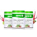 OZiva Vegan Collagen Powder, Skin, Hair &amp; Nails, Biotin, Tangy Amla, 200g