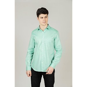 Mens Smart Casual Shirt Slim Fit