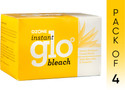 OZONE Ayurvedics Instant Glo Bleach with the Goodness of Aloe Vera & Turmeric (43gm, Pack of 4) (172 g)