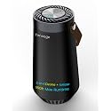 Ozone Generator for Car, 2-in-1 Ozone Machine+ Air Ionizer to Clean Pet Odor, Cigarette Smell, Dust,Pollen for Travel, Home, Portable Size, Filterless, Rechargeable,Odor Deodorizer
