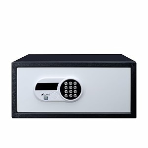 ozone safe locker for home  o-laptop  245 liter  ozone electronic locking system  digital home safe  master amp user pin code access  emergency key  2 year warranty  black amp white