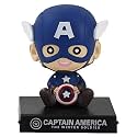 Ozzo Plastic Captain America Bobblehead Action Figure Toy | PVC Action Figurine | Model Super Hero Toys Bobble Head (Captain America, Pack of 1, 0101, Multicolor)