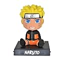 Ozzo Plastic Naruto Bobblehead Action Figure Toy | Pvc Action Figurine | Model Anime Toys Bobble Head (Naruto,Pack of 1, 097), Multi Colour
